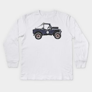 1955 Land Rover - Mavis Kids Long Sleeve T-Shirt